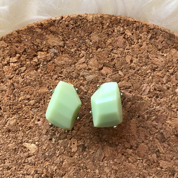 Anthropologie Jewelry - Anthropologie Faceted faux Stone Stud Earrings